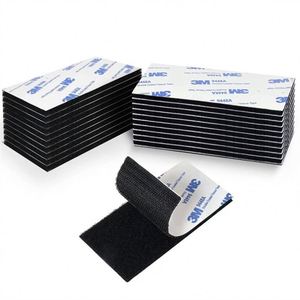 Cinta de Gancho y Bucle de Nylon Autoadhesiva de Doble Cara, Resistente al Calor y Ecológica, para Zapatos, Bolsos y Prendas, Venta al Por Mayor - Product Image 1