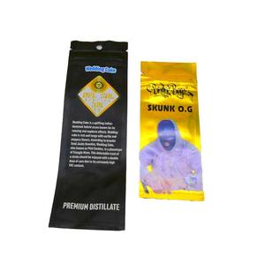 <span class=keywords><strong>Bolsa</strong></span> de embalaje de plástico de carro personalizado de fábrica a prueba de niños 0,5 ml 1mL cartucho desechable resistente cremallera Mylar bolsas para cartucho - Product Image 2