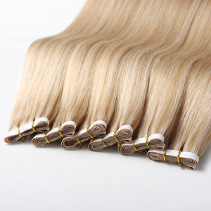 Extensions de <span class=keywords><strong>cheveux</strong></span> invisibles injectées de qualité supérieure, en <span class=keywords><strong>cheveux</strong></span> humains vierges bruts doublement étirés, naturels, noirs à <span class=keywords><strong>blond</strong></span> <span class=keywords><strong>clair</strong></span> balayage - Product Image 6