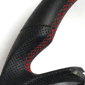 Volante Deportivo de Cuero para Automóvil <span class=keywords><strong>Ford</strong></span> <span class=keywords><strong>Mustang</strong></span> S550 Gt350r Gt Shelby <span class=keywords><strong>Gt500</strong></span> <span class=keywords><strong>Mustang</strong></span> 2015 2016 2017 <span class=keywords><strong>2018</strong></span> 2019 2020 2021 - Product Image 4