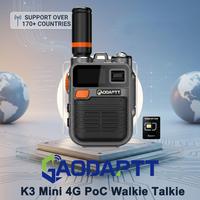 Radio bidirectionnelle portable GaodaPTT 4G, portée mondiale, 4G LTE PoC, mini radio bidirectionnelle avec système d'exploitation Linux, mini radio portable avec carte SIM