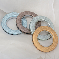 Starcoco — accessoires pour rideaux, anneaux en métal noir, vente en gros