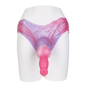 SHAZ-3211 <span class=keywords><strong>Dildo</strong></span> Hueco con Forma de Nudo Canino y Juguetes de Silicona para Calzones, para Hombres y Mujeres, para Juegos de Rol con Arnés, Extensor y Alargador de Pene, Funda - Product Image 5