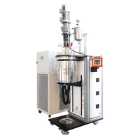 Réacteur à agitation mécanique avec bride, écran tactile, fonction de levage automatique, en acier inoxydable 316L, pression de conception 12,5 MPa