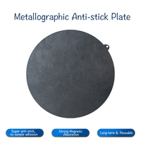 Custom Black Abrasive Disc Magnetic Anti-Stick High Rigidity Durable Metal Base 3.0mm Thickness Sample Preparation Made in China