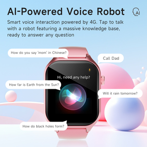 Reloj Inteligente GPS 4G para Niños, Resistente al Agua IP67, con Tarjeta SIM, Videollamada, SOS, Cámara, Pantalla IPS - Product Image 6