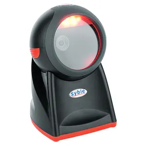 Scanner de codes à barres omnidirectionnel XB-8602H Syble haute vitesse 1D Laser Desktop mains libres