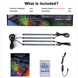 <strong>Car</strong> LED <strong>Lights</strong> Smart USB Interior <strong>Lights</strong> With App Control RGB <strong>Inside</strong> <strong>Car</strong> <strong>Lights</strong> DIY Mode Music Mode - Product Image 6