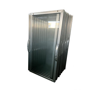 Porte en verre réfrigérée ultra-claire en verre trempé pour vitrines réfrigérées avec une étanchéité à l'air et une isolation thermique élevées - Product Image 1