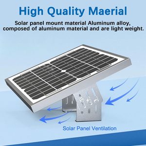 Support de montage en alliage d'aluminium anodisé en forme de L pour panneau solaire, pour l'installation sur le toit d'un camping-car ou d'un bateau - Product Image 5