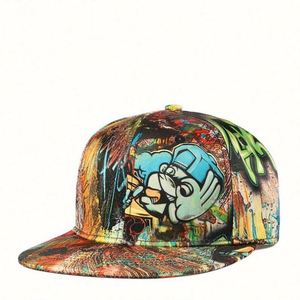 Gorra Snapback con Estampado Digital Completo del Fabricante OEM, Gorra de Béisbol con Graffiti Hawaiano para Hombre - Product Image 1