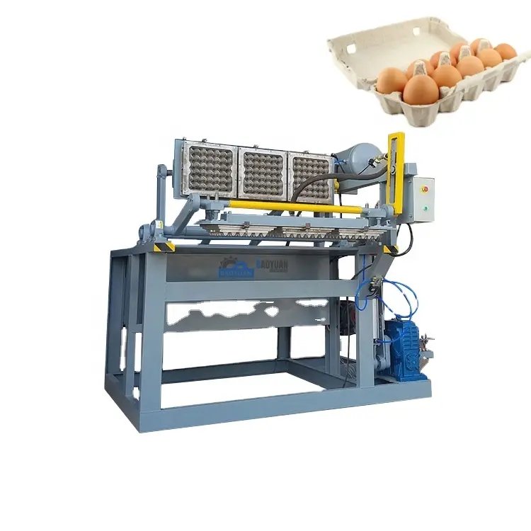 Maquina formadora de bandejas de huevos Maquina formadora de bandejas de huevos Maquina de carton reciclado
