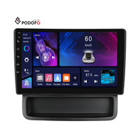 Autoradio Android Podofo 10 pouces 2 Din Carplay Android Auto GPS pour Renault Trafic 2010-2014/ Opel Vivaro/Nissan Primastar OEM