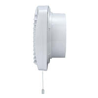 Ventilateur axial mural pour toilettes de 4, 6 et 8 pouces, à commande tactile, avec roulement à billes, silencieux, grande aspiration, pour fenêtre et mur