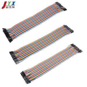 4-poliges LED-Streifen kabel Kabel Flexible Verlängerung farbe Elektrisch für Farbbandlampen-Beleuchtungs stift Flacher Regenbogen - Product Image 4