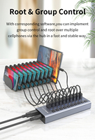 ACASIS USB Hub Dengan 7/10/16 Port USB 3.1 Untuk Transfer Data, Setiap Port Dilengkapi Saklar