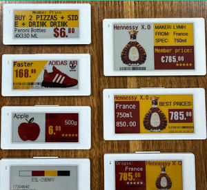 ป้ายราคาอิเล็กทรอนิกส์ E-Ink ขนาด 2.9 นิ้ว สำหรับซูเปอร์มาร์เก็ต ระบบ EAS พร้อม NFC สำหรับร้านขายเสื้อผ้า - Product Image 1