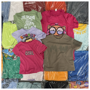 เสื้อผ้าเด็กขายส่งแบบคละ สำหรับเด็กชายและเด็กหญิง อายุ 0 ถึง 12 ปี แฟชั่นเสื้อผ้าเด็กแบบเบล จัดจำหน่ายโดย P Kids Tops T-shirt - Product Image 1