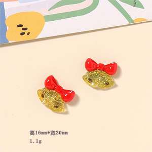 New Custom in Bulk Cartoon Cute Christmas Series Resin <b>Charms</b> <b>for</b> DIY Phone Case Cream Glue Accessories Handcrafted Materials - Product Image 6