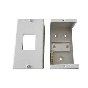 Boîtier modulaire en métal, boîtier électrique mural en métal avec ouverture, boîtier en acier thermolaqué pour compteur et interrupteur - Product Image 2