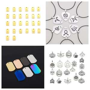 Fabricant de Bijoux Personnalisés Gravés au Laser, Plaqué Or, en Acier Inoxydable, Laiton, Métal, Pendentif Nom, Breloque, Collier et Bracelet - Product Image 5