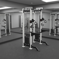 [Qualité commerciale] Liva Professional Smith Machine, rack d'entraînement multifonctionnel en métal LW-LAS05