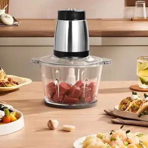 multifunctional steel shredder machine household stainless electric cooking, kitchen mince meat grinder/