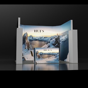 Stand Modular de Tela OEM 10x20 con Marco de Aluminio Personalizado y Tela Tensada por Sublimación - Product Image 1