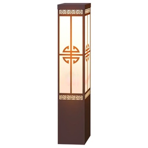Lampada da Giardino in Stile Cinese in <span class=keywords><strong>Ferro</strong></span> Zincato Elettrico IP65 Impermeabile <span class=keywords><strong>Luce</strong></span> LED 3500K Bianco Caldo Angolo di Illuminazione 180° per Villa e Giardino - Product Image 5