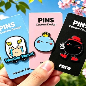 Broches et épingles personnalisées pour fabricants : badges gravés au laser et épingles en émail sur mesure au design mignon - Product Image 1