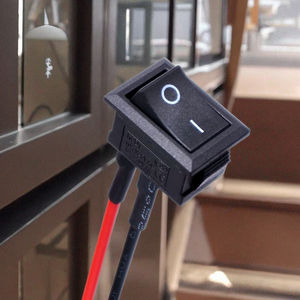 Werkseitiger 2-poliger KCD1-Wippschalter für Boote 2 Position Ein/Aus-Leistungs steuerung SPST PA66 Material Maximale Spannung 250VAC - Product Image 5