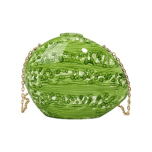 Pochette unique en acrylique coquillage pour femme, sac de soirée mignon avec chaîne métallique détachable, sac léger pour le shopping et les rendez-vous - Product Image 3