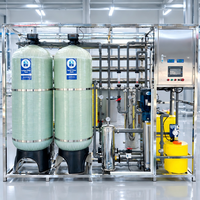 Système de purification d'eau par osmose inverse (RO) et prétraitement 2000 l/h pour eau salée/de puits/de nappe, machine de purification, garantie 1 an - Vente chaude
