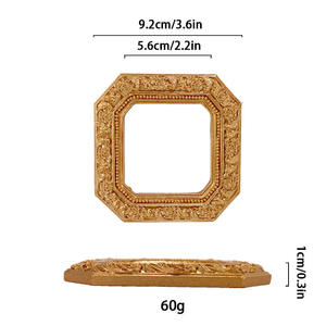Cornice Mini per <span class=keywords><strong>Foto</strong></span> e Gioielli in Stile Vittoriano Europeo Retrò in Rame e Resina - Product Image 5