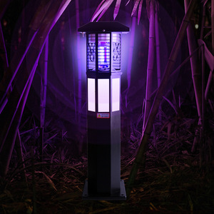 Lampe solaire de jardin avec tue-moustiques UV, étanche, alimentée par énergie solaire, 12V, cellule mono Si, durée de vie de 50 000 heures - Product Image 1