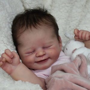 Mignon réaliste vivant nouveau-né bébé enfant en bas âge Reborn poupées Bebes De Siliconas peinture détaillée à la main vinyle Reborn - Product Image 4