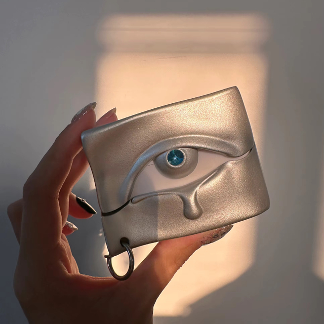 3D Printed Evil Eye Design for AirPods Pro Universal Model Bluetooth Earphone Shell Creative Gift Headphone Case