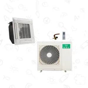 Aire acondicionado de casete 48000BTU Refrigeración Solo 50/60Hz 5P Sistema DE AIRE ACONDICIONADO CENTRAL 4TON Unidad de casete en el techo 12.5KW