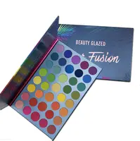 Make-up 39 Farben Glitter Matte Lidschatten-Palette Rainbow Disk Highlight Lidschatten-Palette Maquill age für Party u