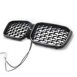 X3 G08 <span class=keywords><strong>calandre</strong></span> éclairée par LED 2023 + <span class=keywords><strong>diamant</strong></span> noir brillant argenté mise à niveau du pare-chocs avant <span class=keywords><strong>calandre</strong></span> centrale avant pièces de carrosserie automatiques pour <span class=keywords><strong>BMW</strong></span> - Product Image 6