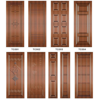 Porte d'entrée extérieure en acier haute résistance, anti-effraction, insonorisée, porte de sécurité, taille et couleur personnalisées