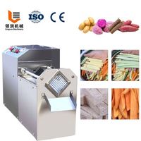 Automatische aardappelreepjes snijmachine, zoete aardappel snijmachine, friet snijapparaat, commerciële voedselverwerkingsmachine
