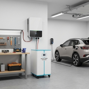 Hybrid Grid 48V 300Ah 16kWh Powerwall Home Solar Energy Storage <b>Battery</b> With BMS Rcdf-hy-001 Ultra-long Deep Cycle Life of 8000- - Product Image 6