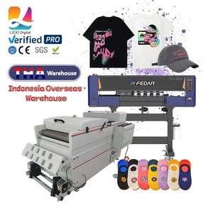 رأس رقمي احترافي ثنائي الرأس من الدرجة Fedar مع رأس طباعة و 60 عرض للتصاميم المخصصة - Product Image 1