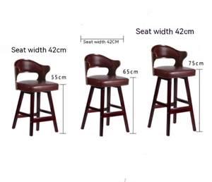 El mejor diseño moderno Comedor <span class=keywords><strong>Cocina</strong></span> Café Sillas <span class=keywords><strong>Taburete</strong></span> de Bar <span class=keywords><strong>industrial</strong></span> de madera con respaldo de restaurante de China - Product Image 5