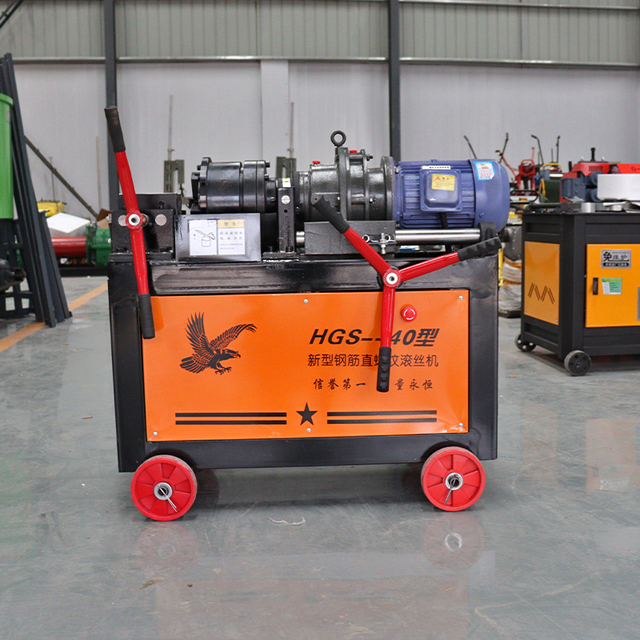 Automatic Threading Machine Electric Power for Bolts Rolling and Rebar Thread Cutting with High Efficiency