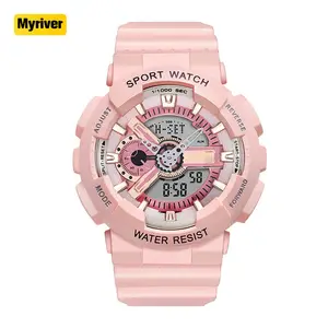 Myriver Factory Wholesale Price Business Sports Waterproof Watch Quartz Men Digital Watches For Kids