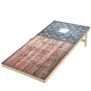 Ensemble de lancer de sac de fèves de compagnon de jouet en bois de style nautique pour le jeu extérieur - Product Image 1