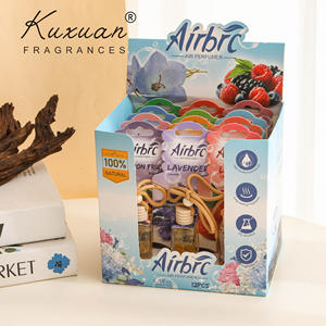 Pendente Profumatore per Auto da 8ml, Fragranza a Lunga Durata, con Fiori Secchi <span class=keywords><strong>e</strong></span> Corda in Legno, Decorazione per Interni - Product Image 2