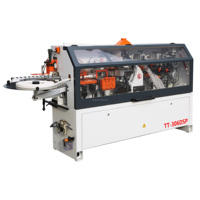 Machine à plaquer les chants compacte DSP TT-306 Moteur automatique de plaqueuse de chants pour le travail du bois PLC comprend le nettoyage par grattage Collage Pré-fraisage